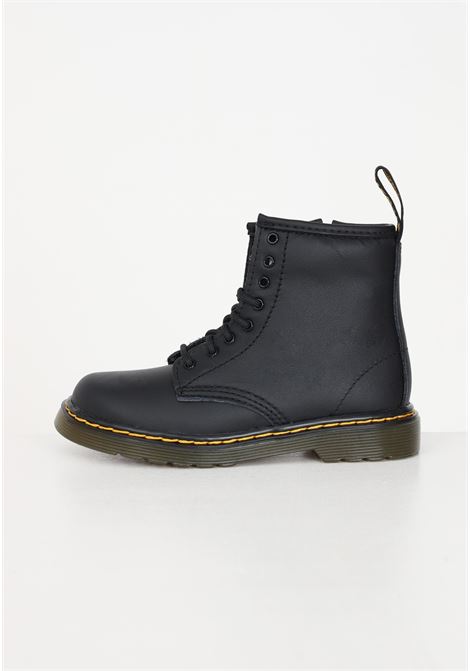 Black 1460 T combat boots for boys and girls DR.MARTENS | 15373001-1460 T.